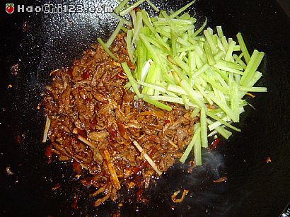 干煸牛肉丝图解 做法及步骤