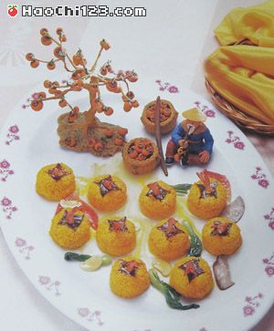 蟹黄柿子虾 做法及步骤