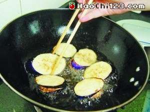 鲜味煎酿茄子图解 做法及步骤