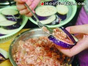鲜味煎酿茄子图解 做法及步骤