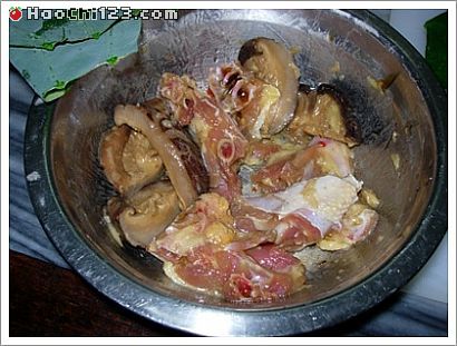 荷叶糯米鸡图解 做法及步骤